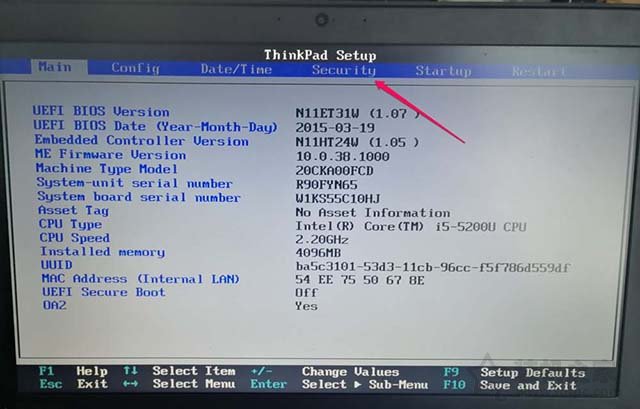 ThinkPad笔记本电脑如何开启CPU虚拟化技术的图文教程 电脑基础 第2张